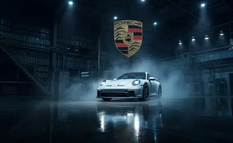 Porsche 911 GT3 RS Wallpaper 4K (Dark Garage Ultra HD Car Background)