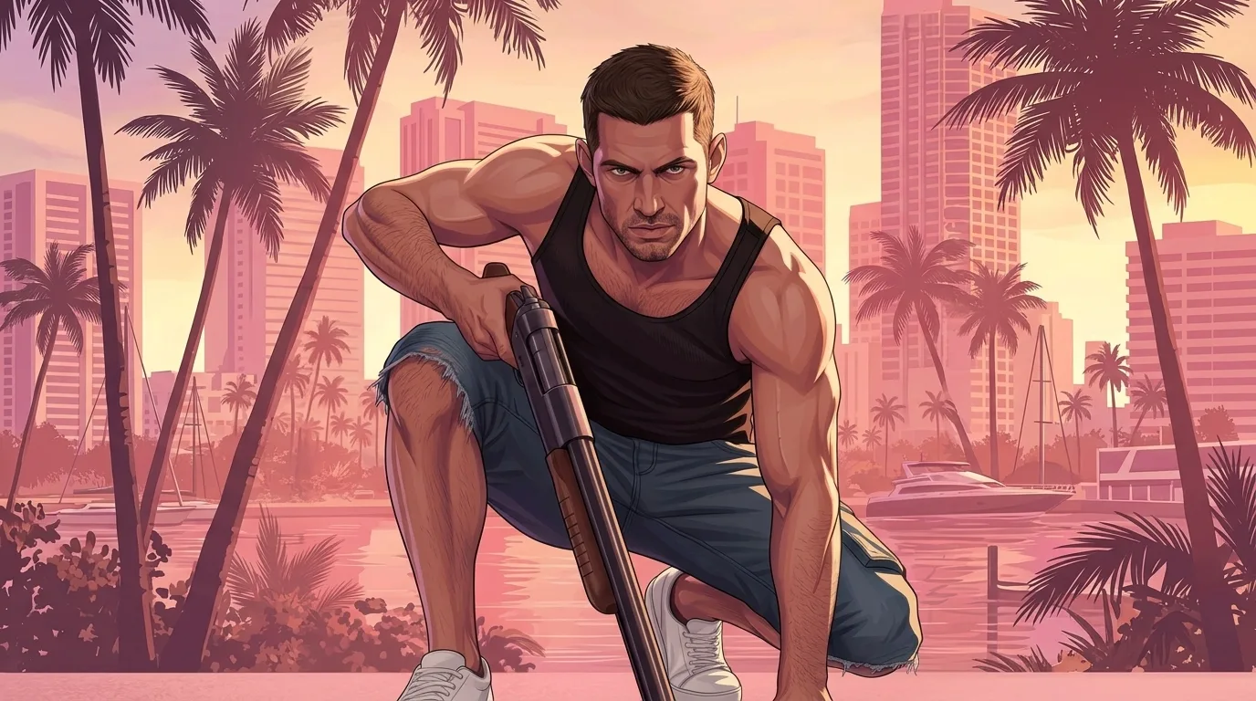 GTA 6 Jason Wallpaper 4k wallpaper — 1376×768