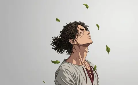 Anime Boy Wallpaper 4K (Peaceful Aesthetic Portrait Ultra HD Background)